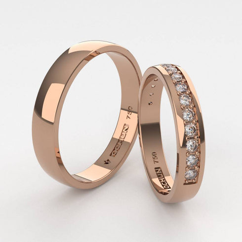 Merak - Anillos De Matrimonio Oro 18K - Ochun Joyeros - Ochun Joyeros