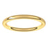 18K Yellow 2 mm Full Round Comfort-Fit Band