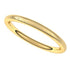 18K Yellow 2 mm Full Round Comfort-Fit Band