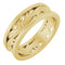 14K Yellow 5.8 mm Floral Band Size 7