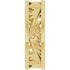 14K Yellow 5.8 mm Floral Band Size 7