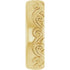 14K Yellow 6 mm Sculptural Band Size 10