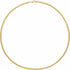 14K Yellow 3.3 mm Cuban Link Curb 18" Chain