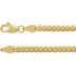 14K Yellow 3.3 mm Cuban Link Curb 18" Chain