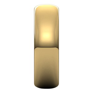 18K Yellow 6 mm Half Round Band Size 10