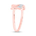 10k ROSE GOLD 1/10 CTW DIAMOND P1 GIFT | MOM HEART RING