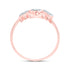 10k ROSE GOLD 1/10 CTW DIAMOND P1 GIFT | MOM HEART RING