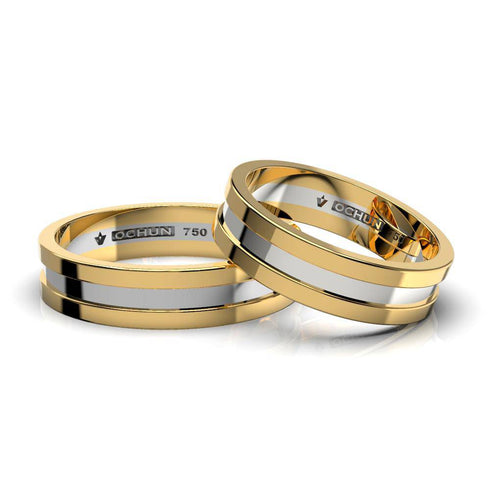 Brisa - Anillos de Matrimonio Oro 18K - Ochun Joyeros - Ochun Joyeros