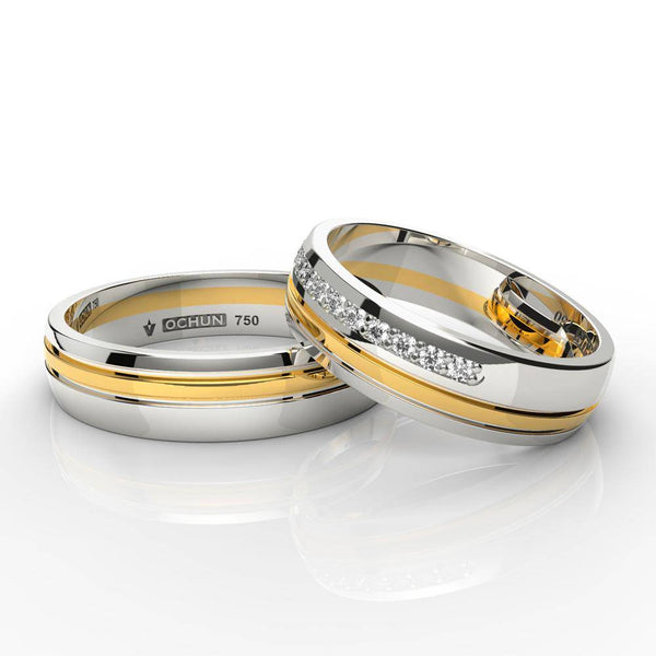 Xaria Medium - Anillos de Matrimonio Oro 18K - Ochun Joyeros - Ochun Joyeros