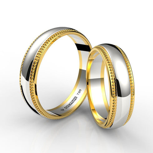 Agnes - Anillos de Matrimonio Oro 18K - Ochun Joyeros