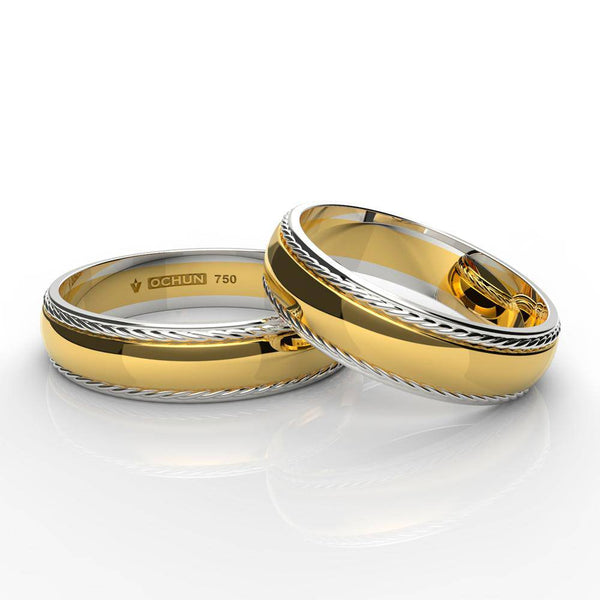 Carysse - Anillos de Matrimonio Oro 18K - Ochun Joyeros - Ochun Joyeros