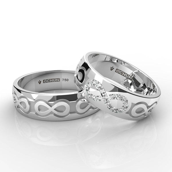 Infinitum - Anillos de Matrimonio Oro 18K - Ochun Joyeros - Ochun Joyeros