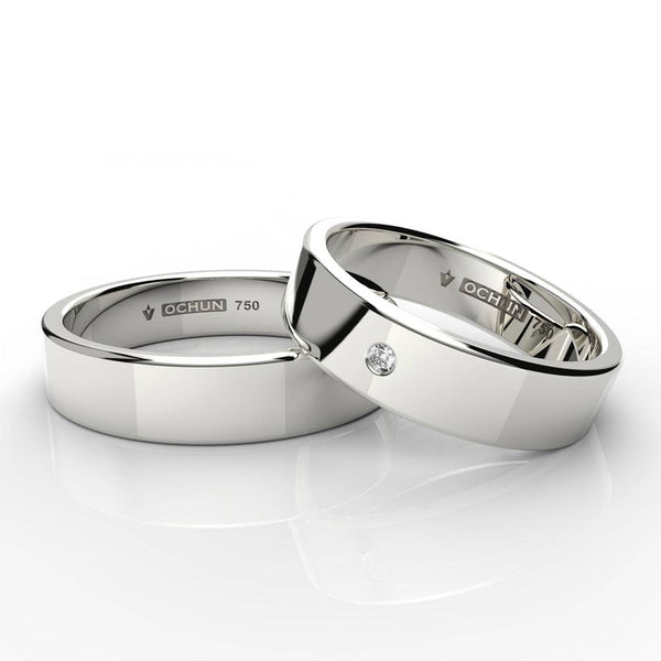 Aroha - Anillos de Matrimonio Oro 18K - Ochun Joyeros - Ochun Joyeros