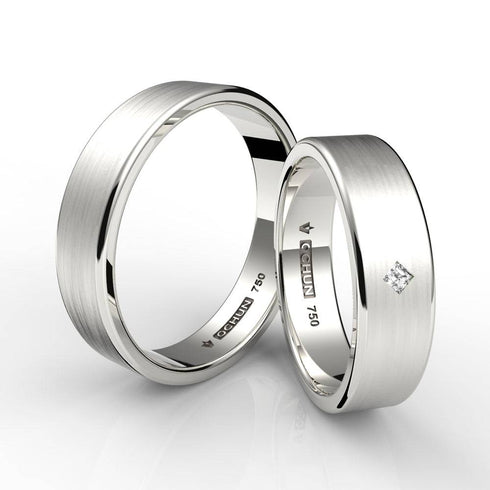 Grainne - Anillos de Matrimonio Oro 18K - Ochun Joyeros - Ochun Joyeros