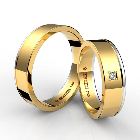 Gala - Anillos de Matrimonio Oro 18K - Ochun Joyeros - Ochun Joyeros