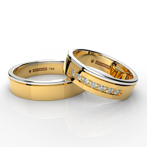 Gala Intensity - Anillos de Matrimonio Oro 18K - Ochun Joyeros - Ochun Joyeros