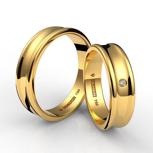 Vito - Anillos de Matrimonio Oro 18K - Ochun Joyeros - Ochun Joyeros