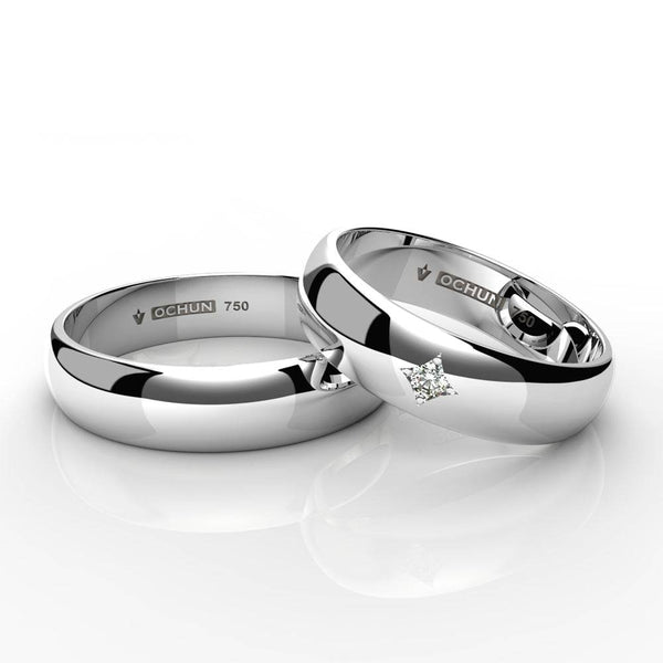 Asteria - Anillos de Matrimonio Oro 18K - Ochun Joyeros - Ochun Joyeros