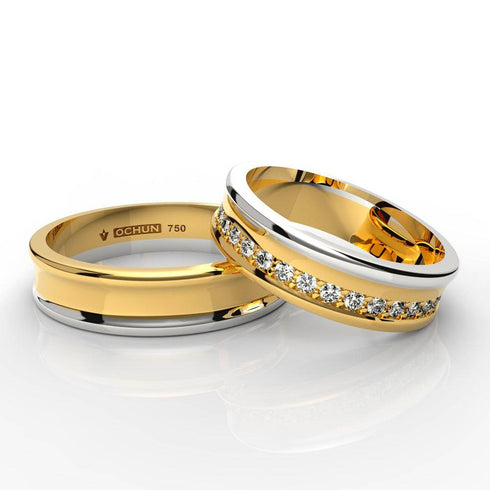 Vito Intensity - Anillos de Matrimonio Oro 18K - Ochun Joyeros - Ochun Joyeros