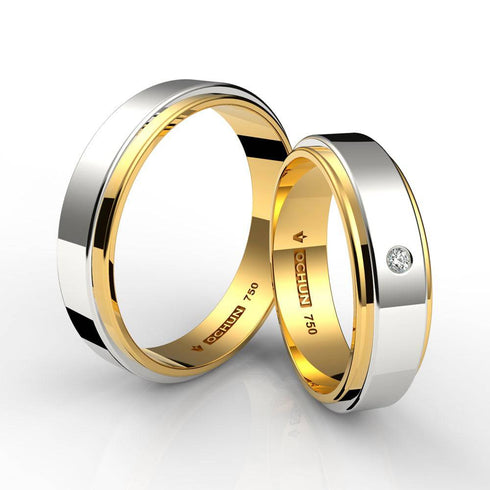 Darnele - Anillos De Matrimonio Oro 18K - Ochun Joyeros - Ochun Joyeros