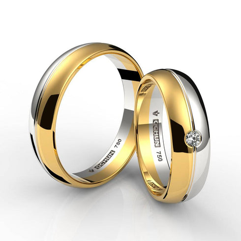 Kárita - Anillos De Matrimonio Oro 18K - Ochun Joyeros - Ochun Joyeros