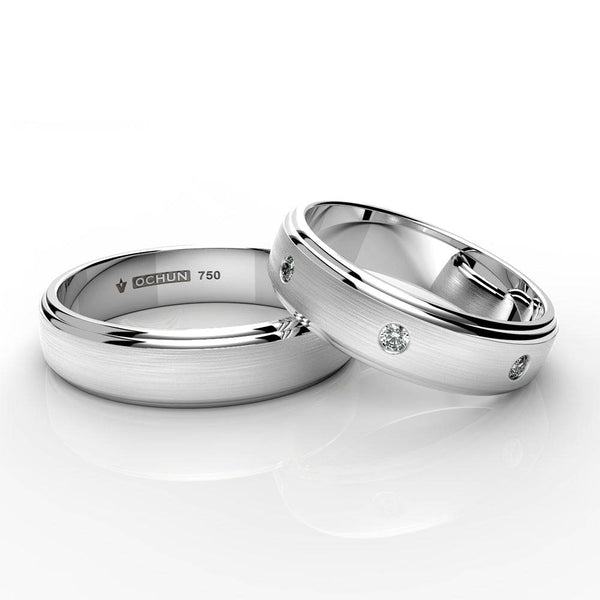 Priyala Pietre - Anillos De Matrimonio Oro 18K - Ochun Joyeros - Ochun Joyeros