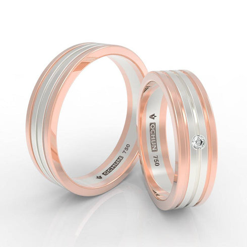 Declan - Anillos de Matrimonio Oro 18K - Ochun Joyeros - Ochun Joyeros