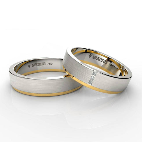 Jahdiel - Anillos de Matrimonio Oro 18K - Ochun Joyeros - Ochun Joyeros