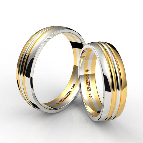Kiran - Anillos De Matrimonio Oro 18K - Ochun Joyeros - Ochun Joyeros
