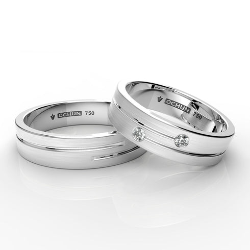 Akitil - Anillos de Matrimonio Oro 18K - Ochun Joyeros