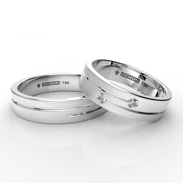 Akitil - Anillos de Matrimonio Oro 18K - Ochun Joyeros