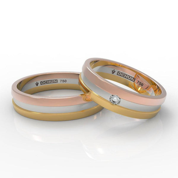 Rui - Anillos de Matrimonio Oro 18K - Ochun Joyeros - Ochun Joyeros