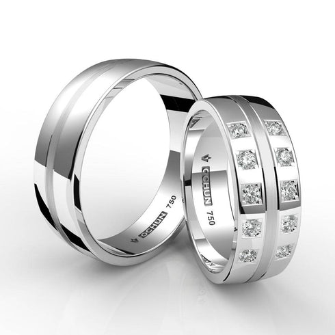 Urián - Anillos De Matrimonio Oro 18K - Ochun Joyeros - Ochun Joyeros