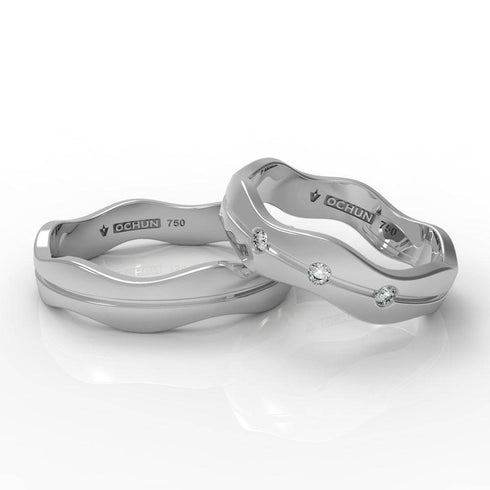 Amarion - Anillos De Matrimonio Oro 18K - Ochun Joyeros - Ochun Joyeros