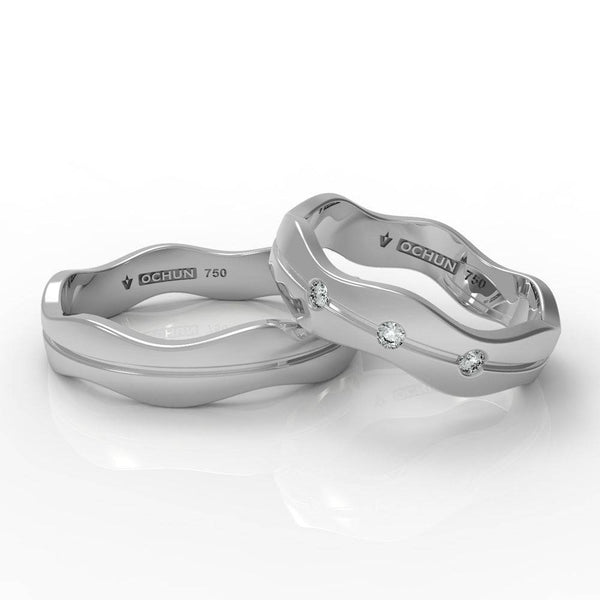 Amarion - Anillos De Matrimonio Oro 18K - Ochun Joyeros - Ochun Joyeros