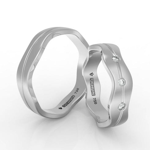 Amarion - Anillos De Matrimonio Oro 18K - Ochun Joyeros - Ochun Joyeros