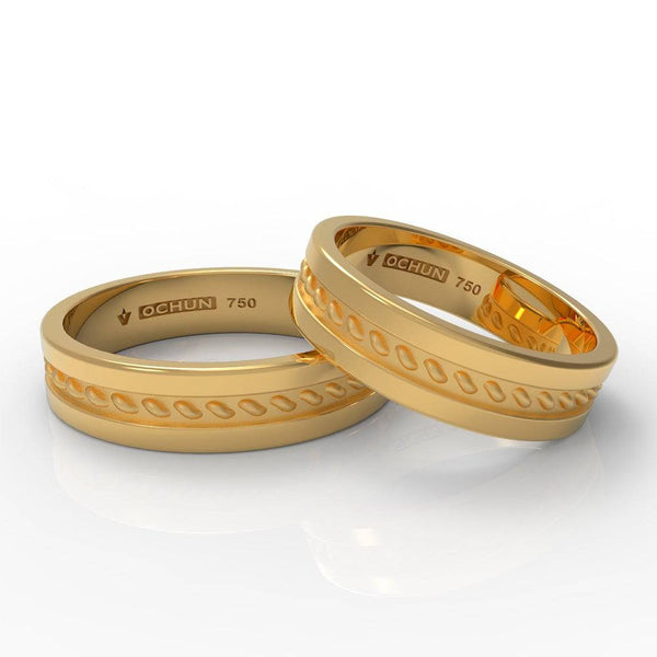 Lewe - Anillos De Matrimonio Oro 18K - Ochun Joyeros - Ochun Joyeros