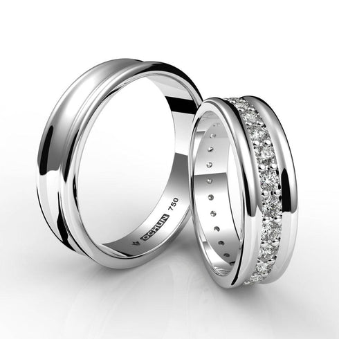 Gaia Stelar - Anillos De Matrimonio Oro 18K - Ochun Joyeros - Ochun Joyeros