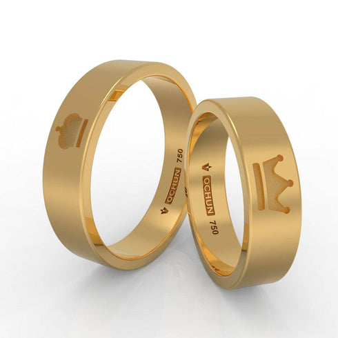 Kingdom - Anillos De Matrimonio Oro 18K - Ochun Joyeros - Ochun Joyeros
