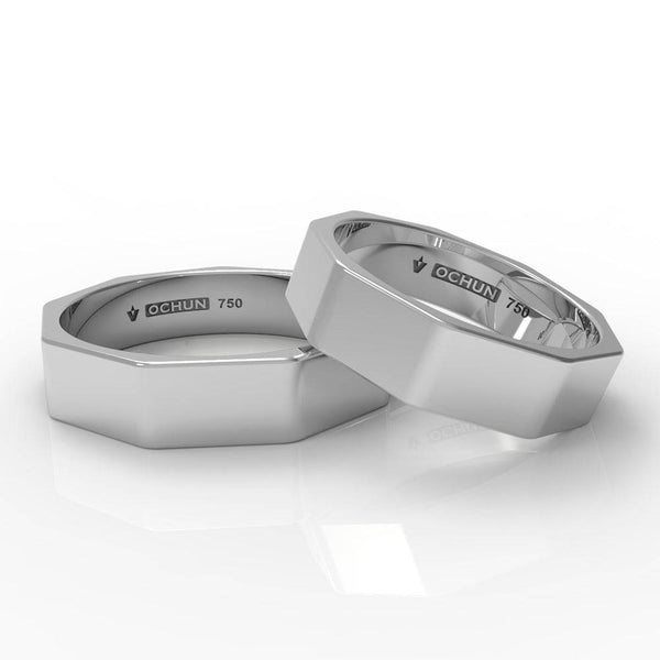 Harue - Anillos De Matrimonio Oro 18K - Ochun Joyeros - Ochun Joyeros