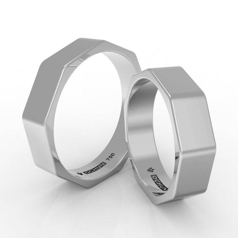 Harue - Anillos De Matrimonio Oro 18K - Ochun Joyeros - Ochun Joyeros