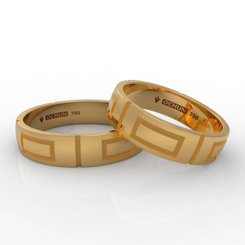 Odnoliub - Anillos De Matrimonio Oro 18K - Ochun Joyeros - Ochun Joyeros