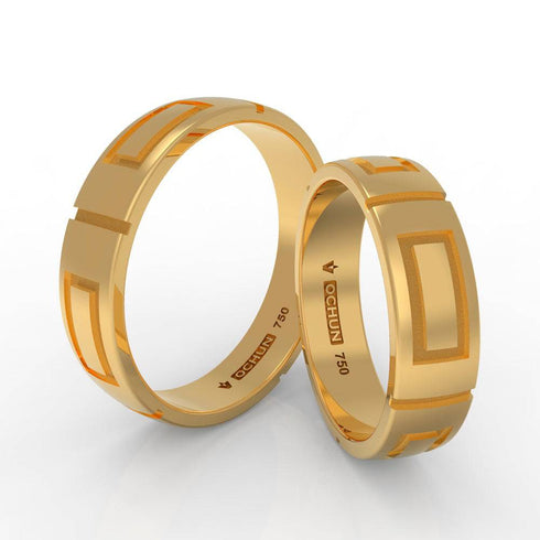 Odnoliub - Anillos De Matrimonio Oro 18K - Ochun Joyeros - Ochun Joyeros