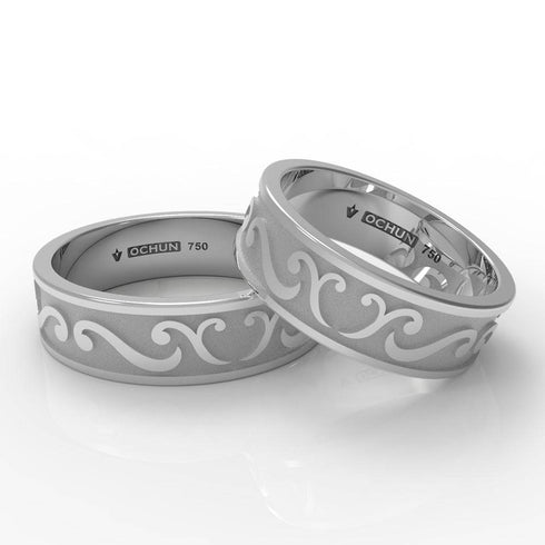 Jiwani - Anillos De Matrimonio Oro 18K - Ochun Joyeros - Ochun Joyeros