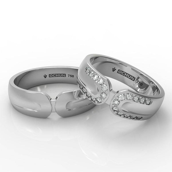 Jofiel - Anillos De Matrimonio Oro 18K - Ochun Joyeros - Ochun Joyeros