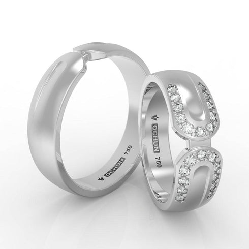 Jofiel - Anillos De Matrimonio Oro 18K - Ochun Joyeros - Ochun Joyeros