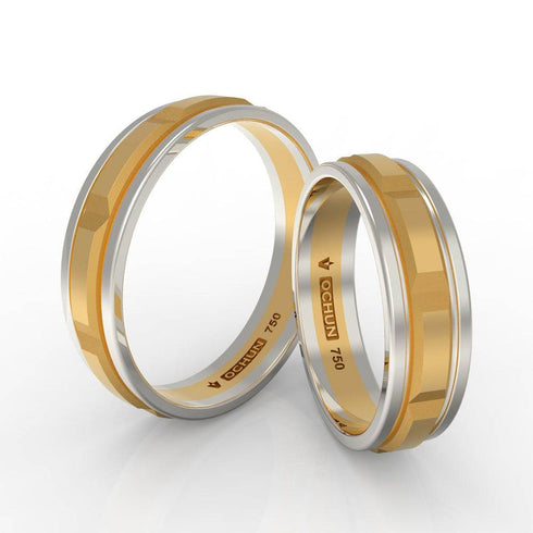 Makeda - Anillos De Matrimonio Oro 18K - Ochun Joyeros - Ochun Joyeros