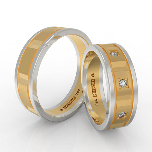 Miwa Intense - Anillos De Matrimonio Oro 18K - Ochun Joyeros - Ochun Joyeros