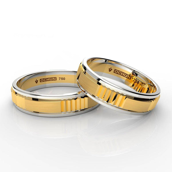 Romeesa - Anillos De Matrimonio Oro 18K - Ochun Joyeros - Ochun Joyeros
