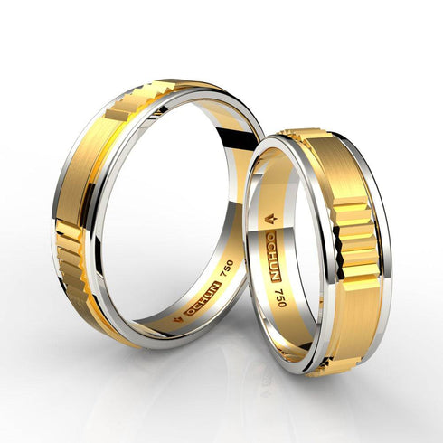 Romeesa - Anillos De Matrimonio Oro 18K - Ochun Joyeros - Ochun Joyeros